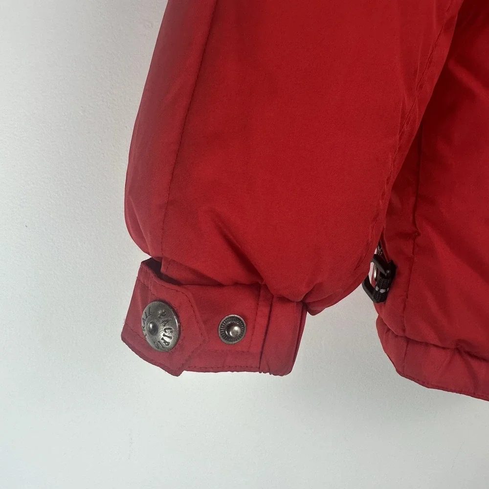 Pacific Trail Women's Puffer Coat Size Small Red Down Water Fowl Outdoors Winter
